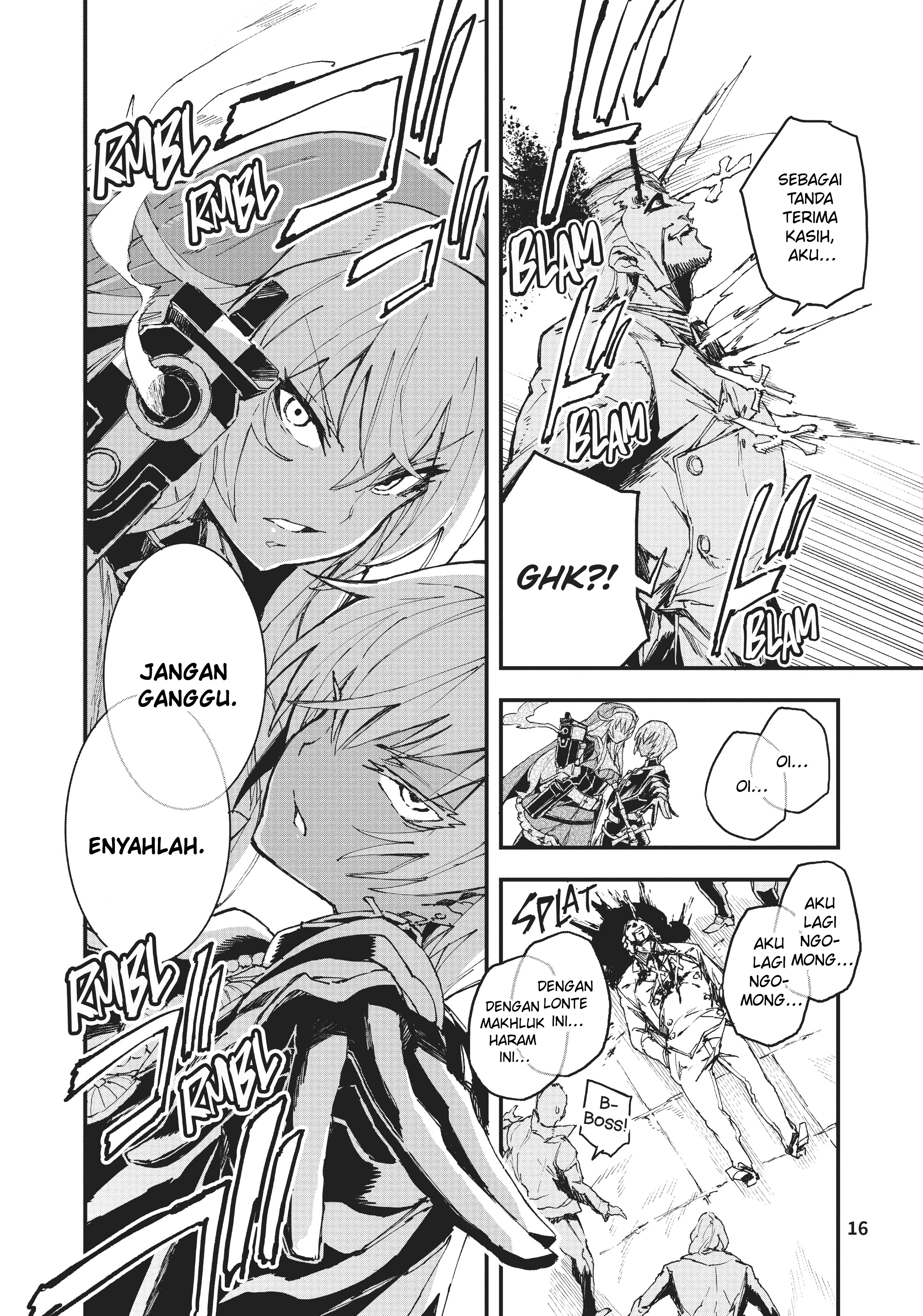 Gunbured x Sisters Chapter 6 - halaman 17