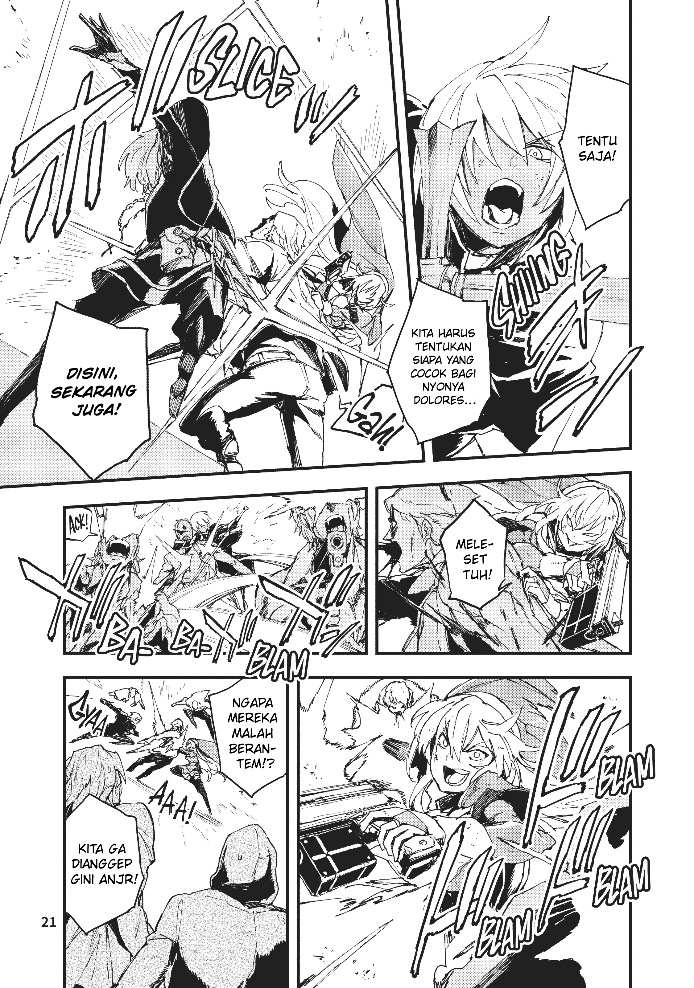 Gunbured x Sisters Chapter 6 - halaman 22