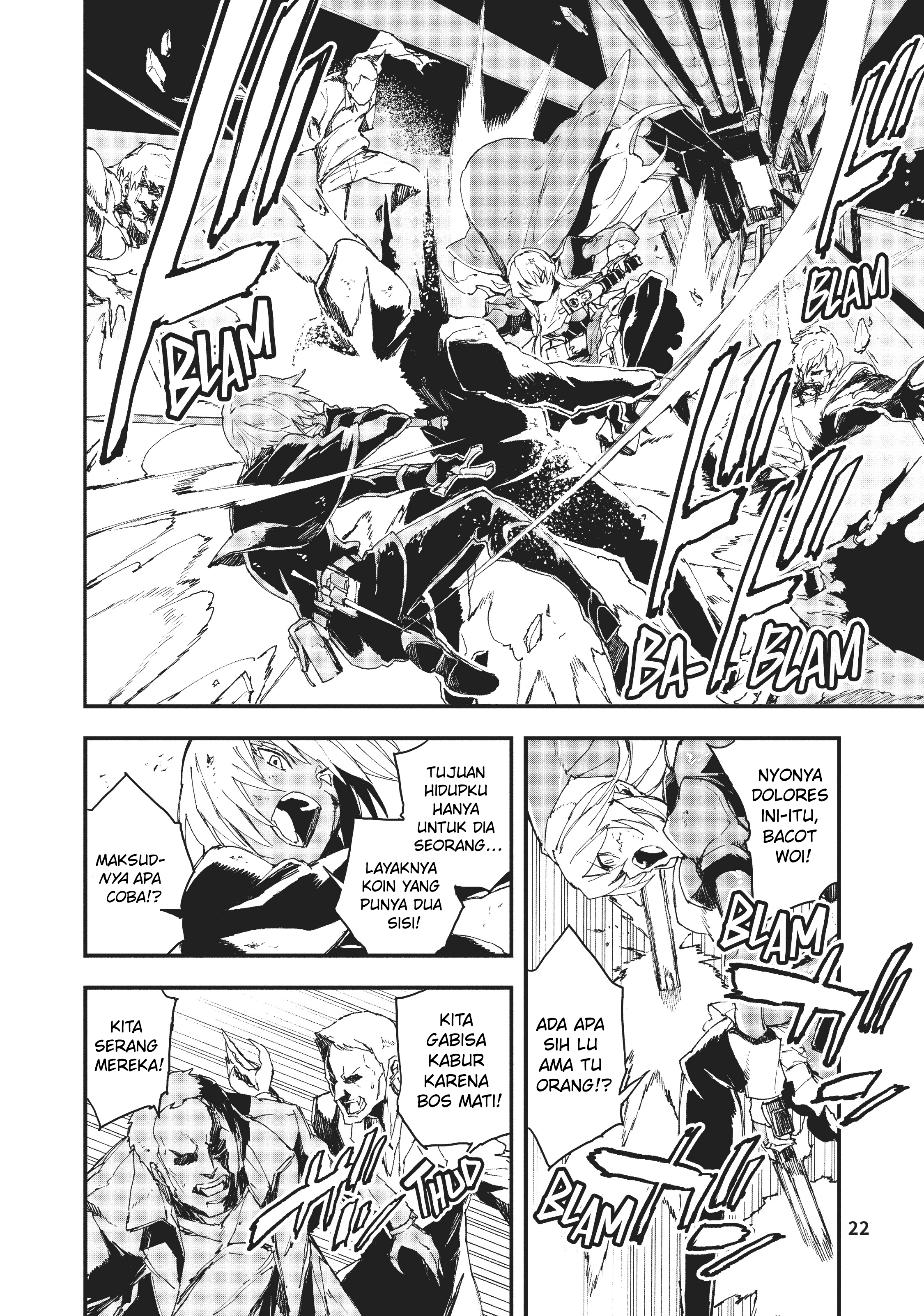 Gunbured x Sisters Chapter 6 - halaman 23