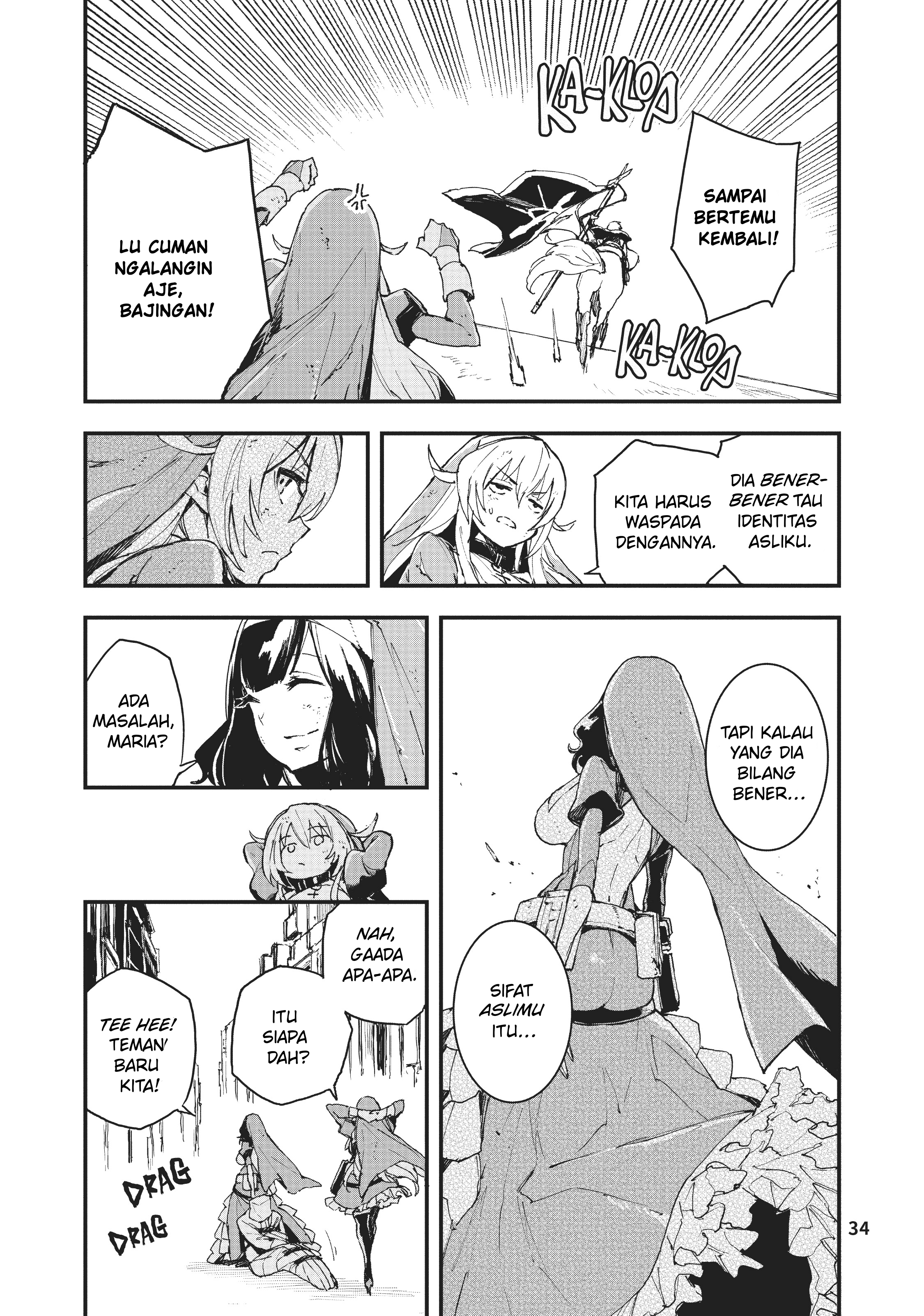 Gunbured x Sisters Chapter 6 - halaman 34