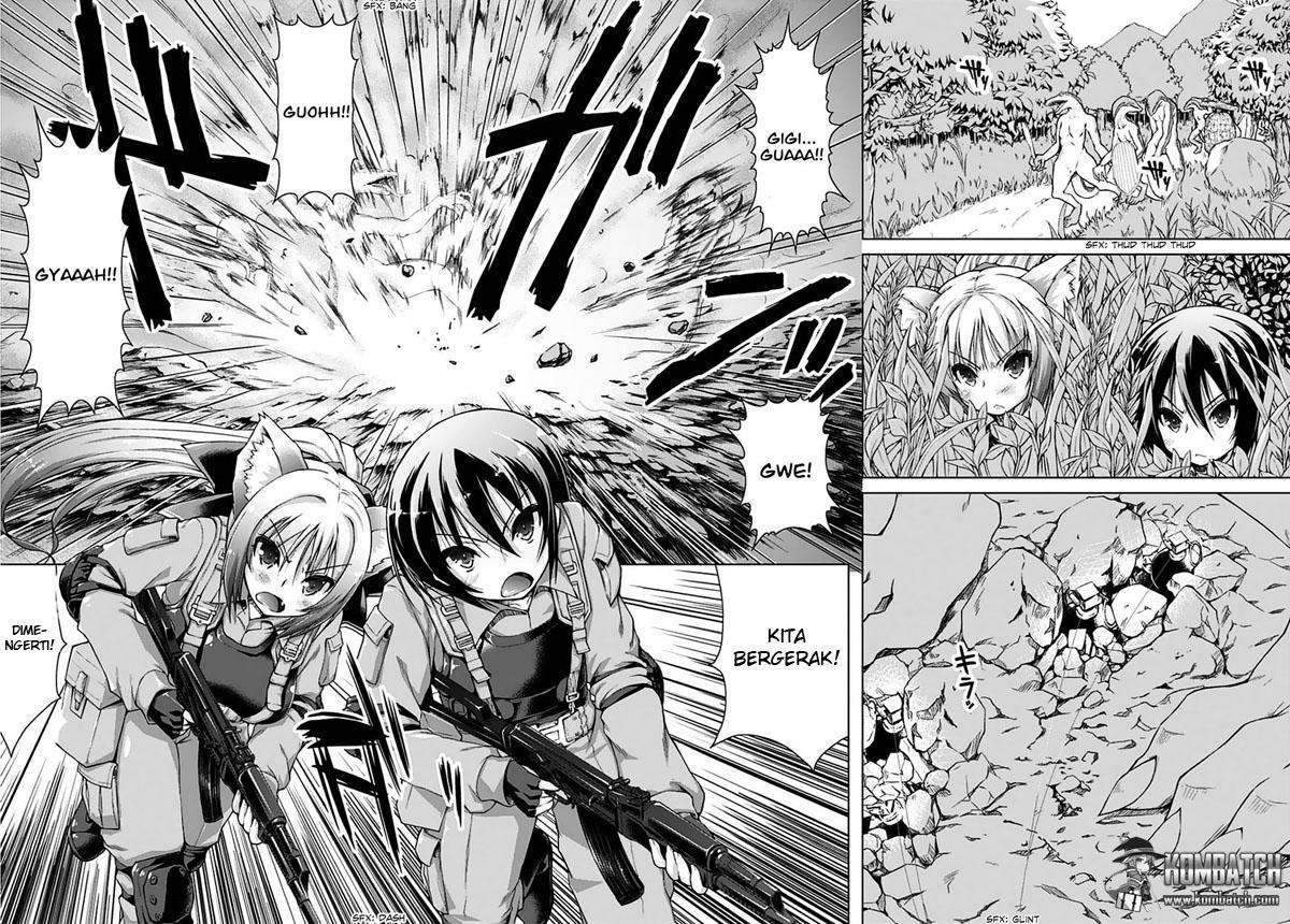 Gunota ga Mahou Sekai ni Tensei Shitara, Gendai Heiki de Guntai Harem o Tsukucchaimashita!? Chapter 1 - halaman 12