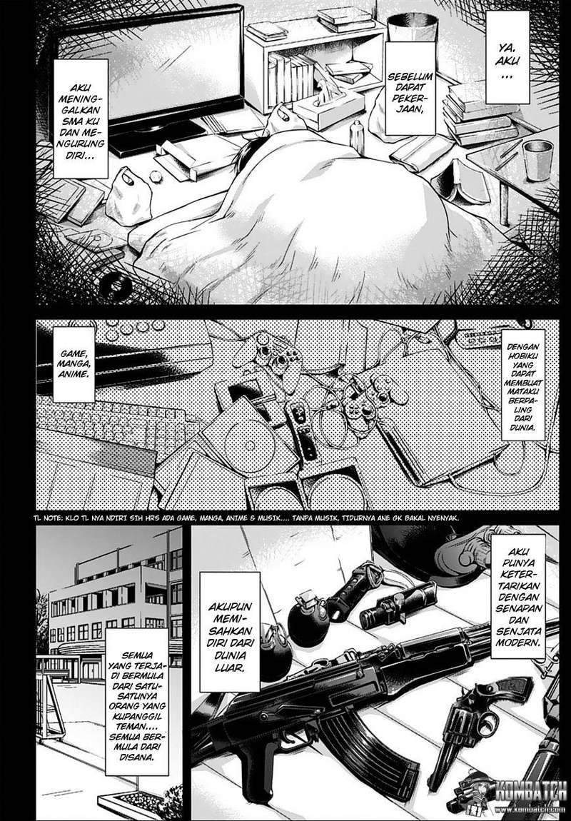 Gunota ga Mahou Sekai ni Tensei Shitara, Gendai Heiki de Guntai Harem o Tsukucchaimashita!? Chapter 1 - halaman 24