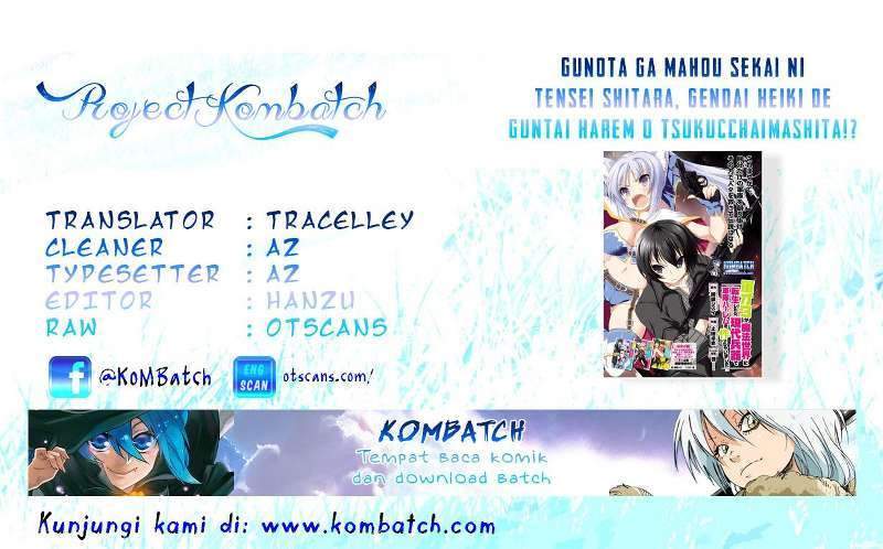 Gunota ga Mahou Sekai ni Tensei Shitara, Gendai Heiki de Guntai Harem o Tsukucchaimashita!? Chapter 1 - halaman 3