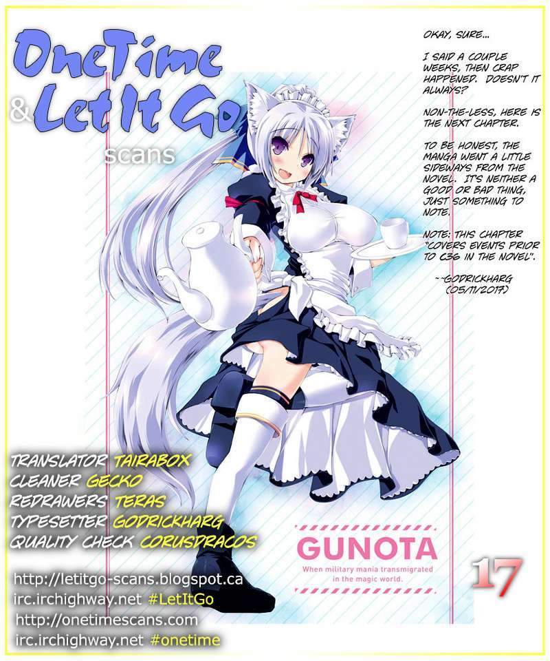 Gunota ga Mahou Sekai ni Tensei Shitara, Gendai Heiki de Guntai Harem o Tsukucchaimashita!? Chapter 17 - halaman 2