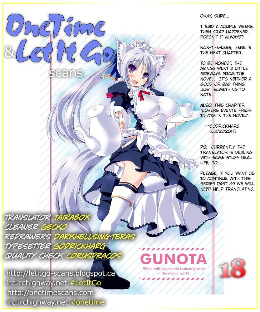 Gunota ga Mahou Sekai ni Tensei Shitara, Gendai Heiki de Guntai Harem o Tsukucchaimashita!? Chapter 18 - halaman 2