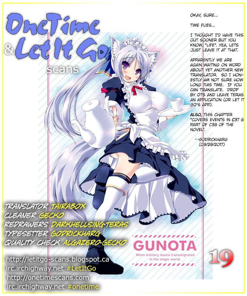 Gunota ga Mahou Sekai ni Tensei Shitara, Gendai Heiki de Guntai Harem o Tsukucchaimashita!? Chapter 19 - halaman 2