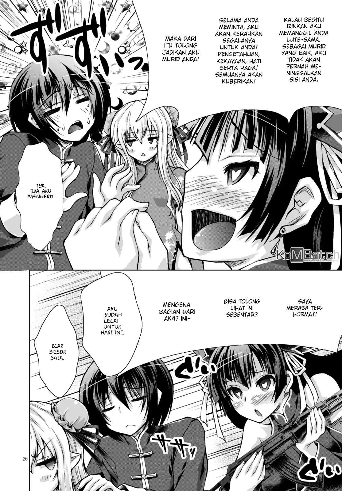 Gunota ga Mahou Sekai ni Tensei Shitara, Gendai Heiki de Guntai Harem o Tsukucchaimashita!? Chapter 20 - halaman 12