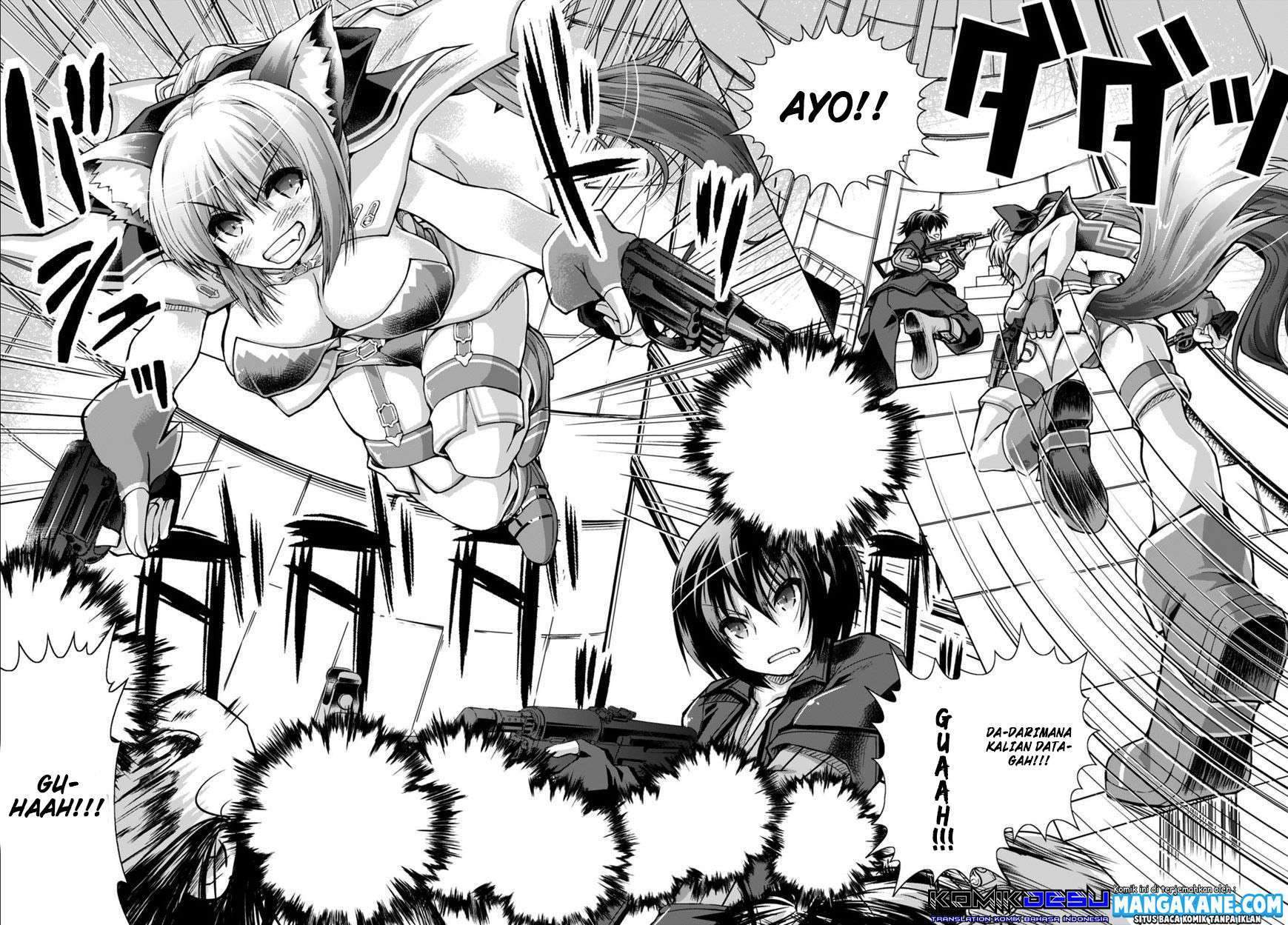 Gunota ga Mahou Sekai ni Tensei Shitara, Gendai Heiki de Guntai Harem o Tsukucchaimashita!? Chapter 22 - halaman 23