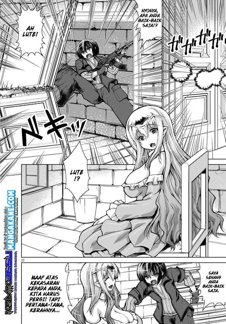 Gunota ga Mahou Sekai ni Tensei Shitara, Gendai Heiki de Guntai Harem o Tsukucchaimashita!? Chapter 22 - halaman 24