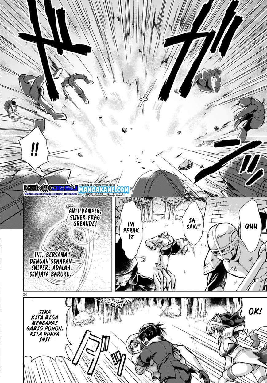Gunota ga Mahou Sekai ni Tensei Shitara, Gendai Heiki de Guntai Harem o Tsukucchaimashita!? Chapter 22 - halaman 30