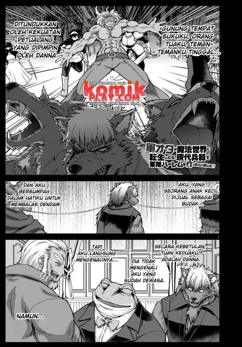 Gunota ga Mahou Sekai ni Tensei Shitara, Gendai Heiki de Guntai Harem o Tsukucchaimashita!? Chapter 25 - halaman 2
