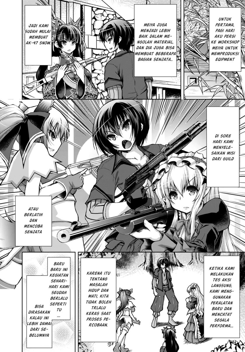 Gunota ga Mahou Sekai ni Tensei Shitara, Gendai Heiki de Guntai Harem o Tsukucchaimashita!? Chapter 27 - halaman 22