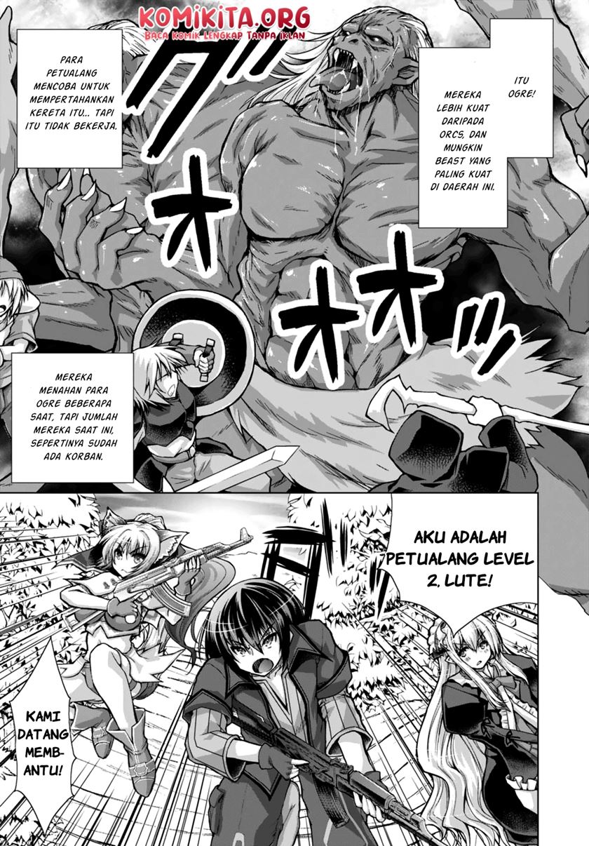 Gunota ga Mahou Sekai ni Tensei Shitara, Gendai Heiki de Guntai Harem o Tsukucchaimashita!? Chapter 27 - halaman 27