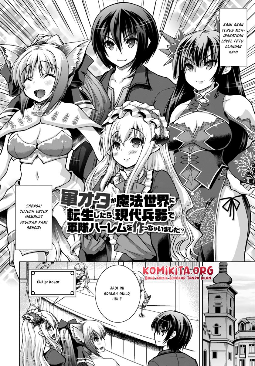 Gunota ga Mahou Sekai ni Tensei Shitara, Gendai Heiki de Guntai Harem o Tsukucchaimashita!? Chapter 27 - halaman 5