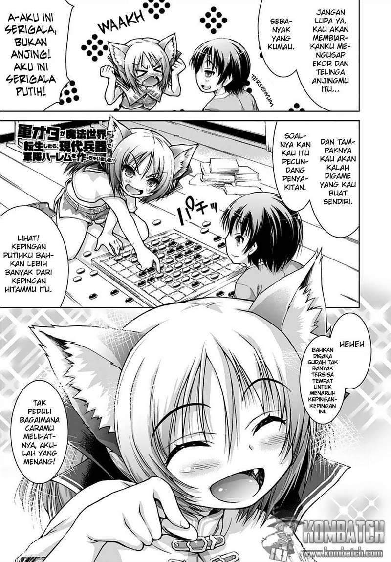 Gunota ga Mahou Sekai ni Tensei Shitara, Gendai Heiki de Guntai Harem o Tsukucchaimashita!? Chapter 3 - halaman 3