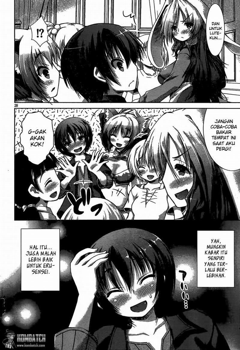 Gunota ga Mahou Sekai ni Tensei Shitara, Gendai Heiki de Guntai Harem o Tsukucchaimashita!? Chapter 7 - halaman 32