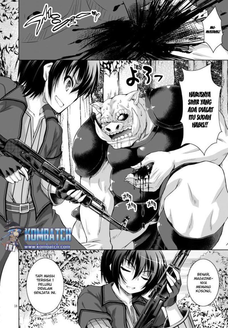 Gunota ga Mahou Sekai ni Tensei Shitara, Gendai Heiki de Guntai Harem o Tsukucchaimashita!? Chapter 9 - halaman 2