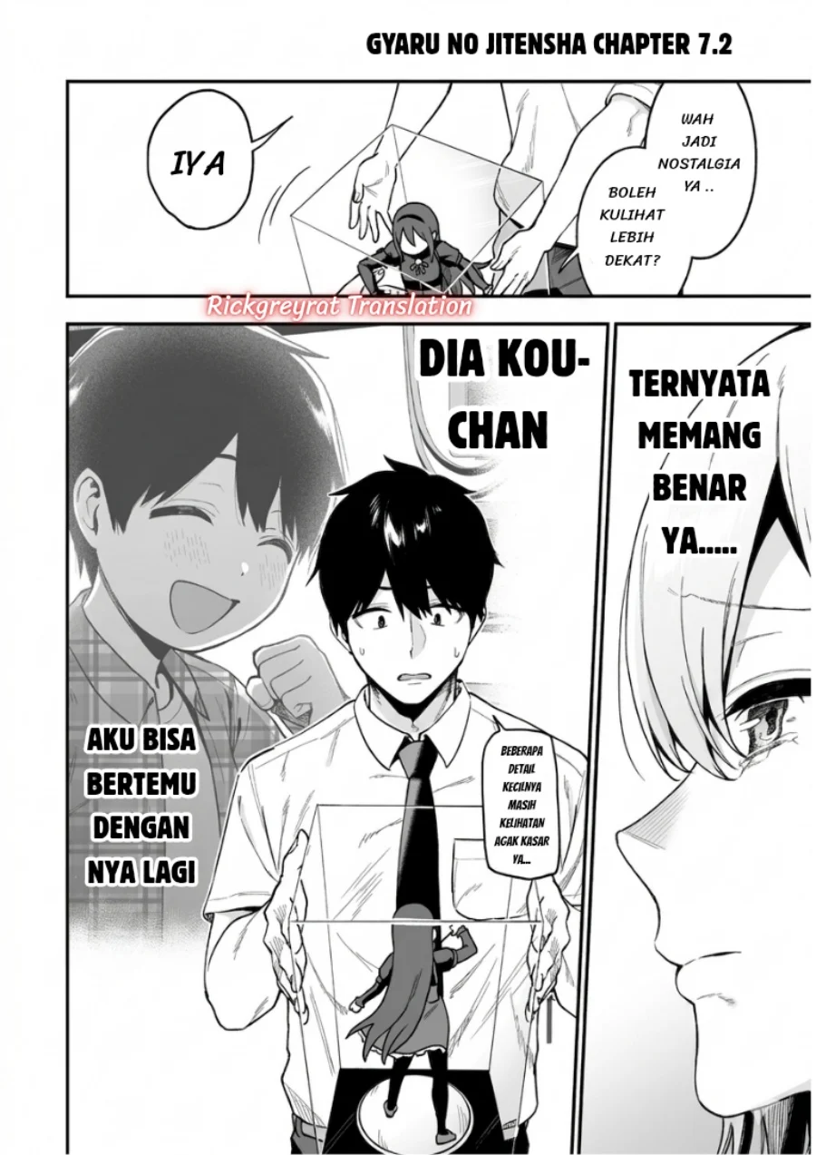 Gyaru no Jitensha o Naoshitara Natsukareta Chapter 7.2 - halaman 2