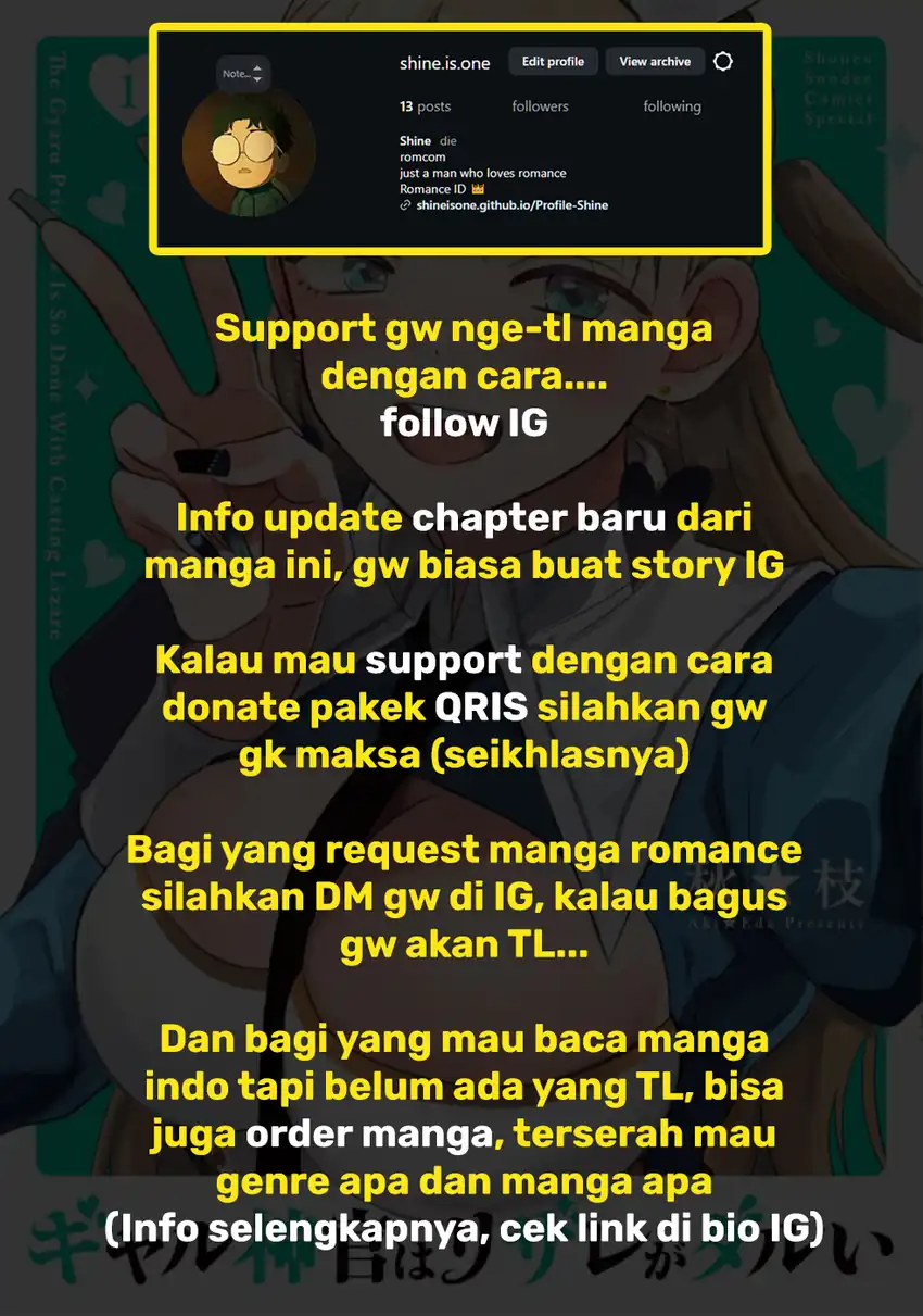 Gyaru Shinkan wa Rizare ga Darui Chapter 15 - halaman 19