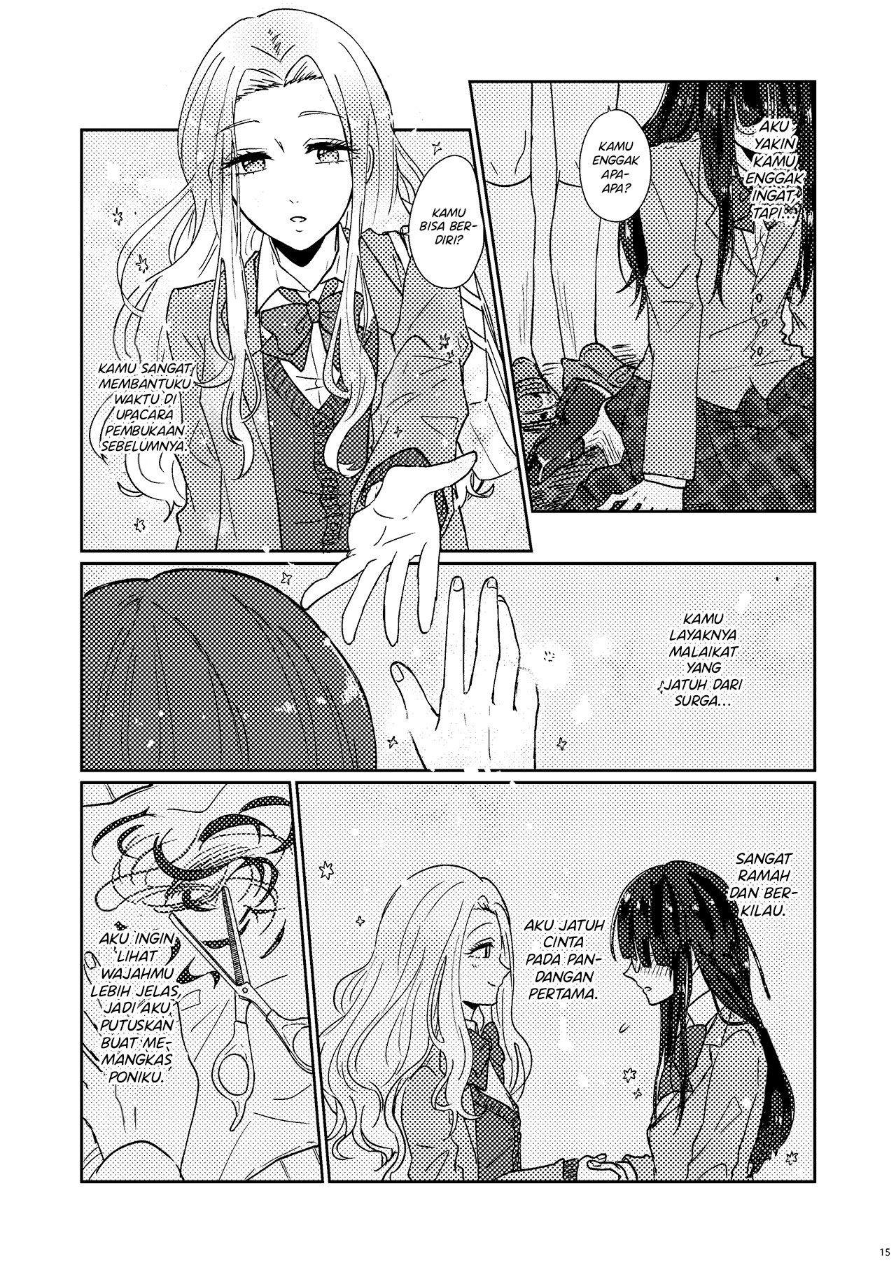Gyaru x Class President Yuri Chapter 0 - halaman 14