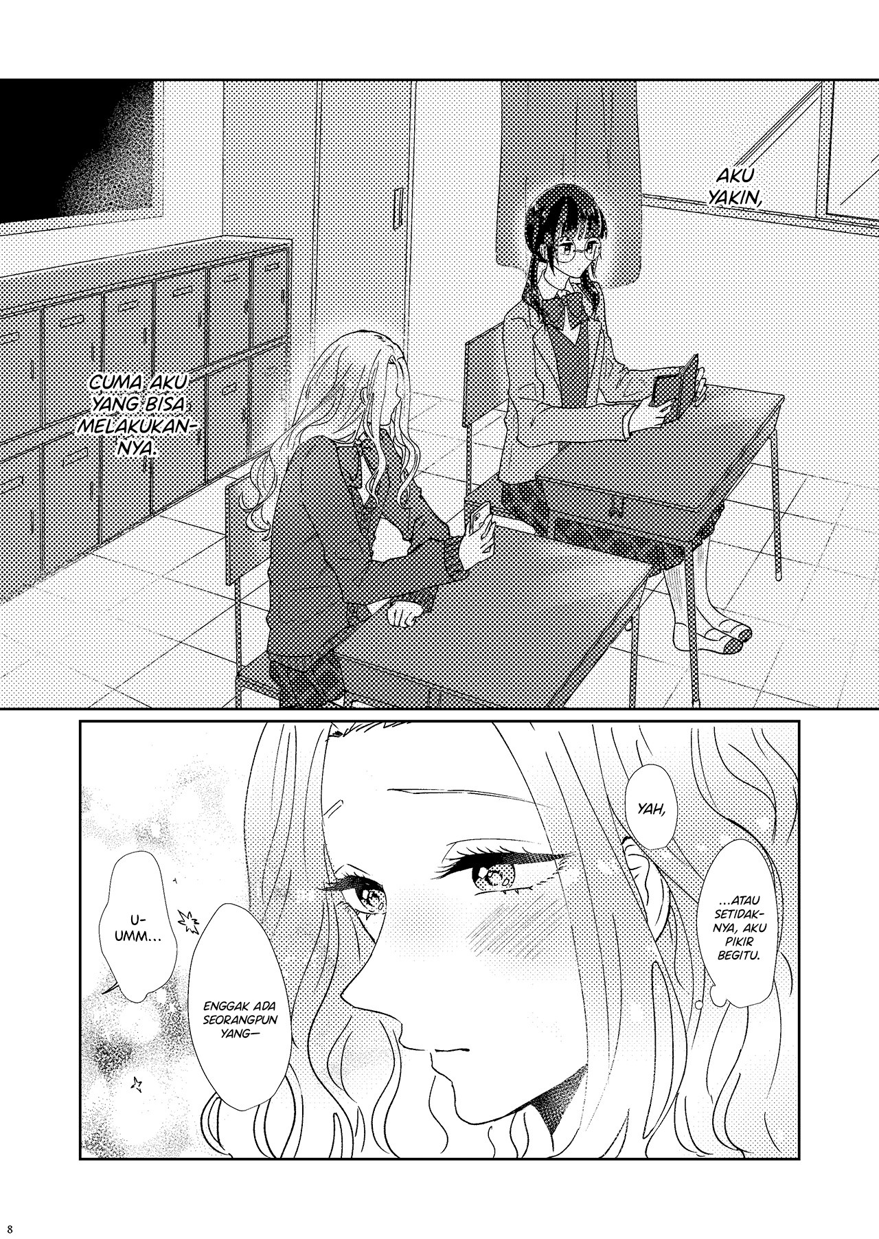 Gyaru x Class President Yuri Chapter 0 - halaman 7