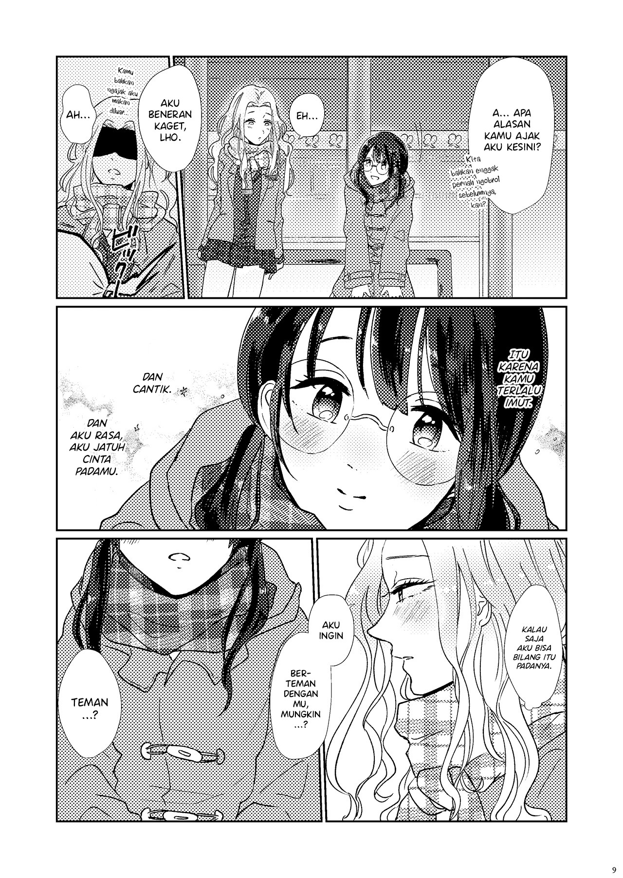 Gyaru x Class President Yuri Chapter 0 - halaman 8