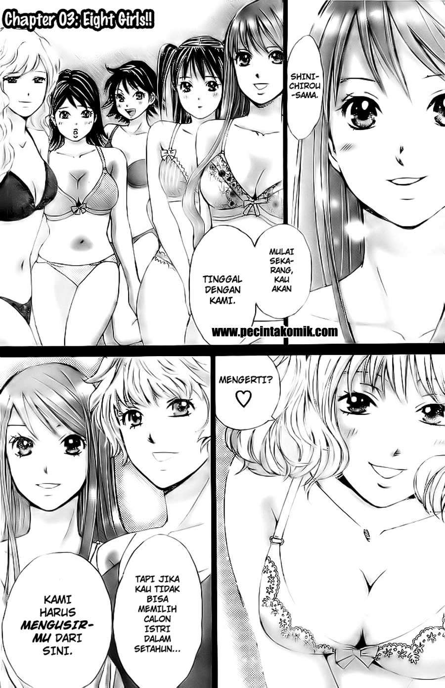 Hachi Ichi Chapter 3 - halaman 3