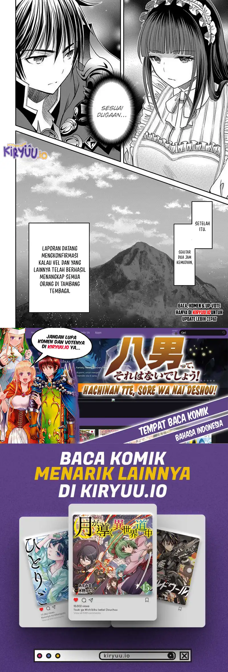 Hachi-nan tte, Sore wa Nai deshou! Chapter 107 - halaman 26