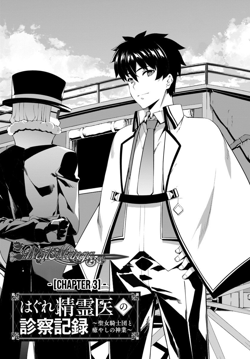 Hagure Seireii no Shinsatsu Kiroku: Seijo Kishidan to Iyashi no Kamiwaza Chapter 3 - halaman 3