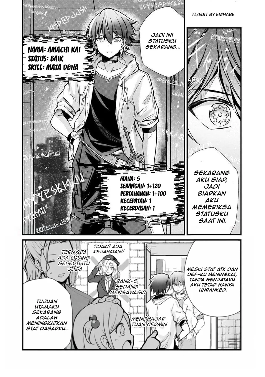 Hai no Sekai wa Kami-no-me de Irodoku: Ore dake Mieru Status de, Saijaku kara Saikyou e Kageagaru Chapter 11 - halaman 13
