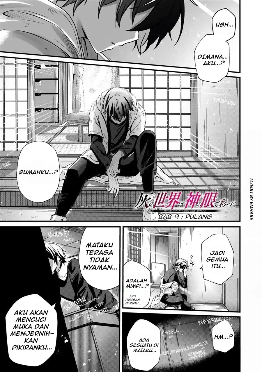 Hai no Sekai wa Kami-no-me de Irodoku: Ore dake Mieru Status de, Saijaku kara Saikyou e Kageagaru Chapter 9 - halaman 2