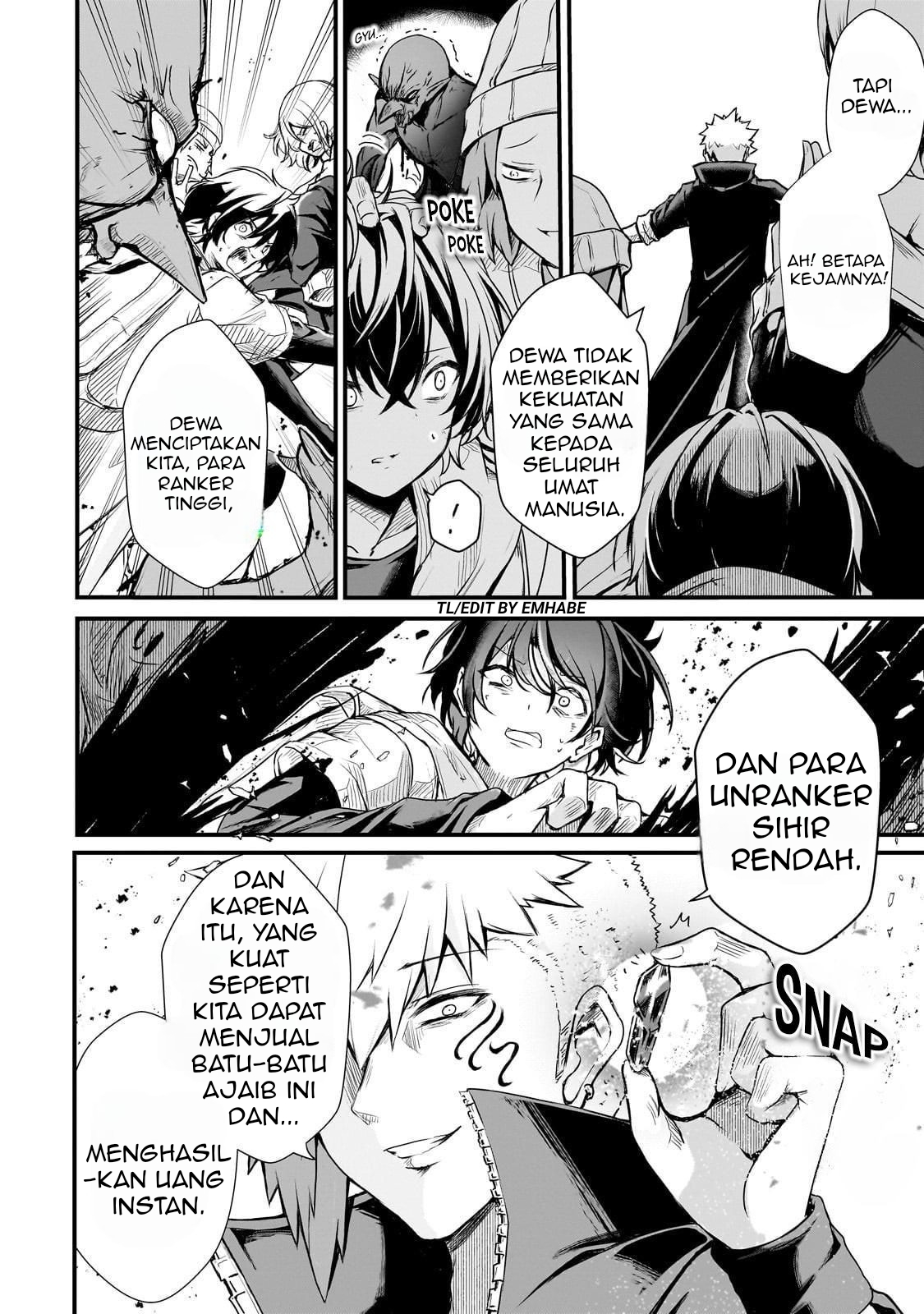 Hai no Sekai wa Kami no Me de Irozuku: Ore dake Mieru Status de, Saijaku kara Saikyou e Kakeagaru Chapter 1 - halaman 10