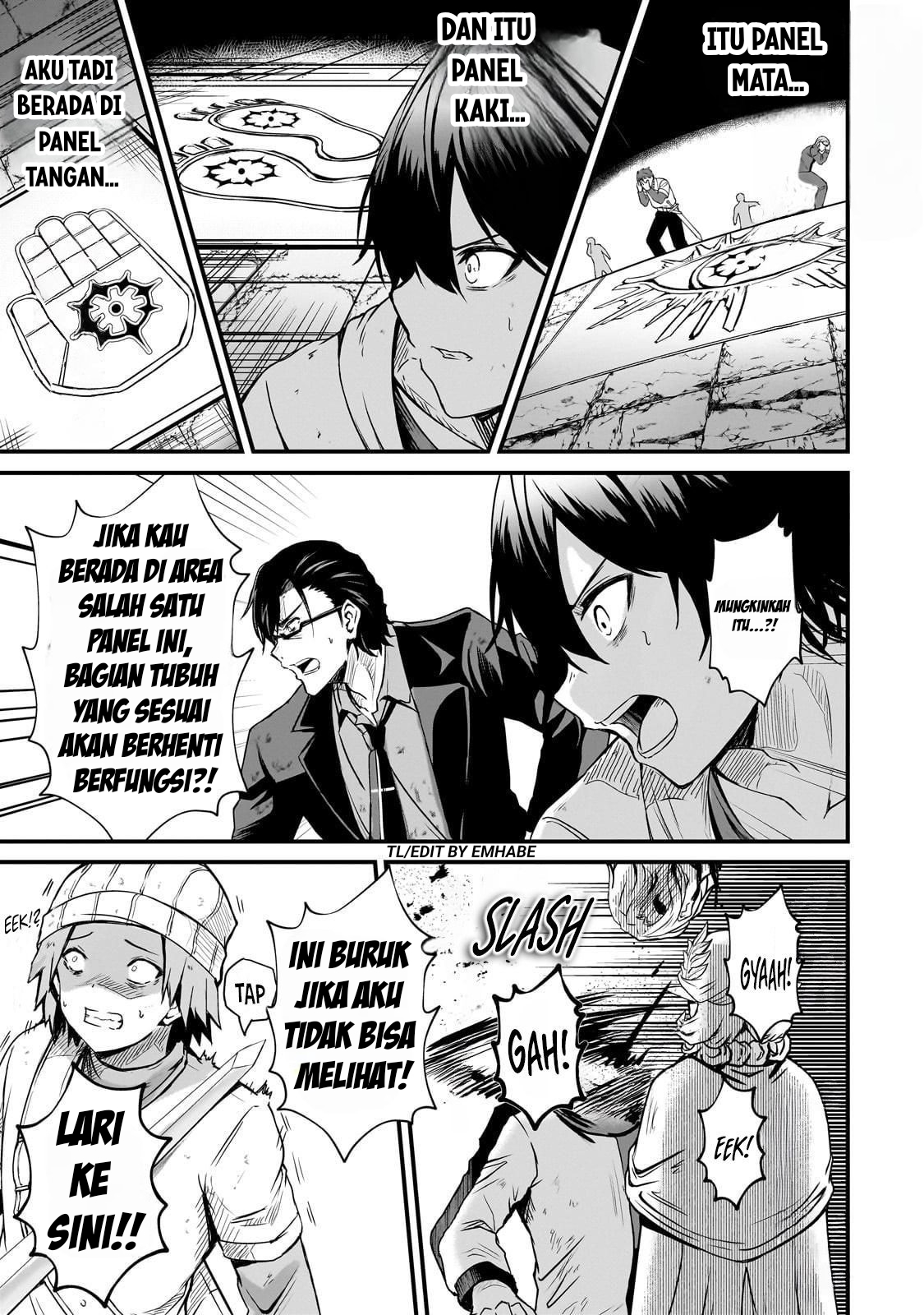Hai no Sekai wa Kami no Me de Irozuku: Ore dake Mieru Status de, Saijaku kara Saikyou e Kakeagaru Chapter 3 - halaman 16