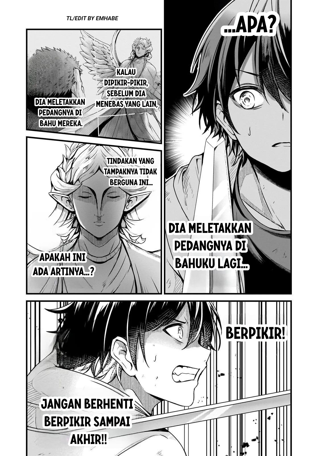Hai no Sekai wa Kami no Me de Irozuku: Ore dake Mieru Status de, Saijaku kara Saikyou e Kakeagaru Chapter 4 - halaman 9