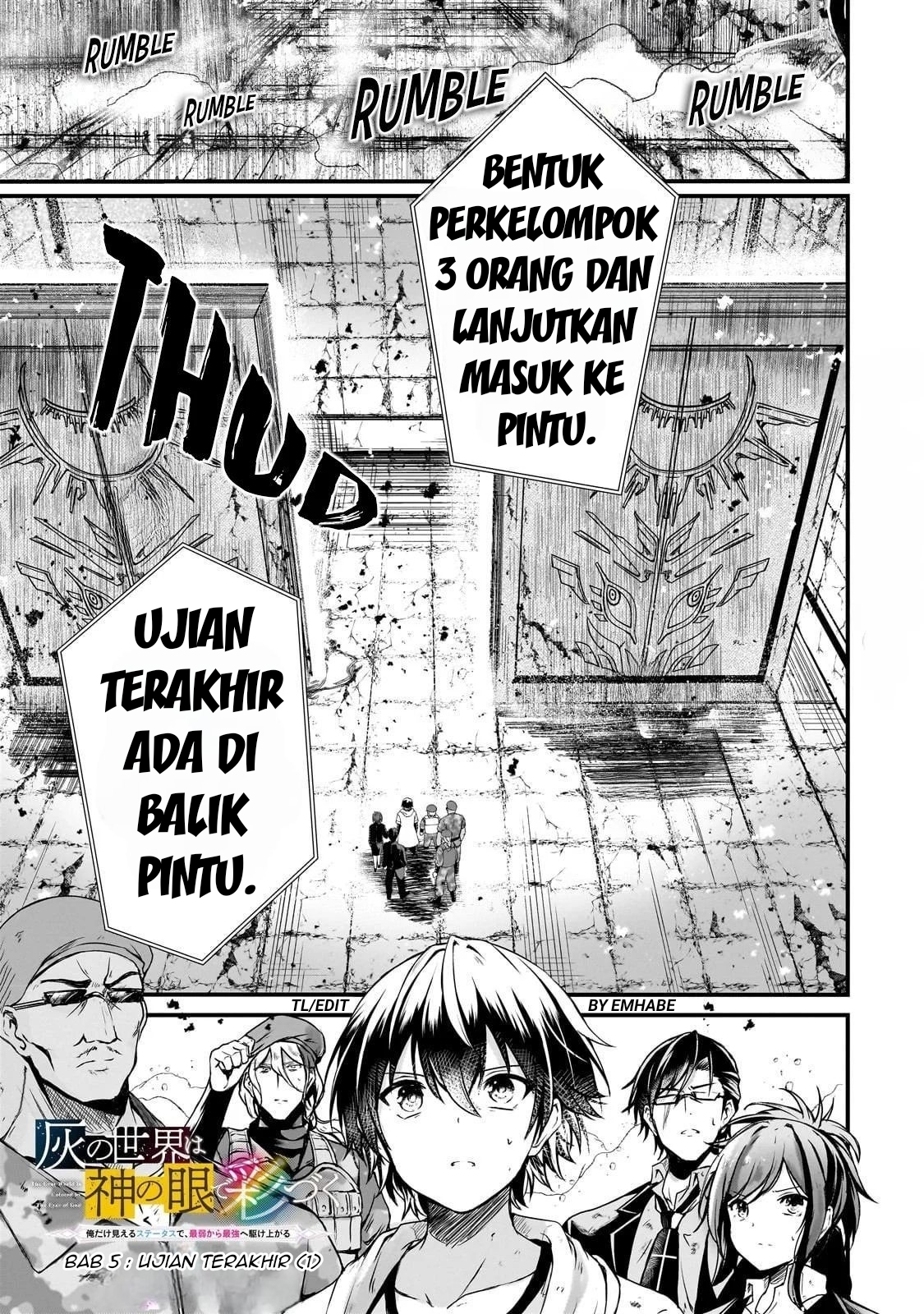 Hai no Sekai wa Kami no Me de Irozuku: Ore dake Mieru Status de, Saijaku kara Saikyou e Kakeagaru Chapter 5 - halaman 2