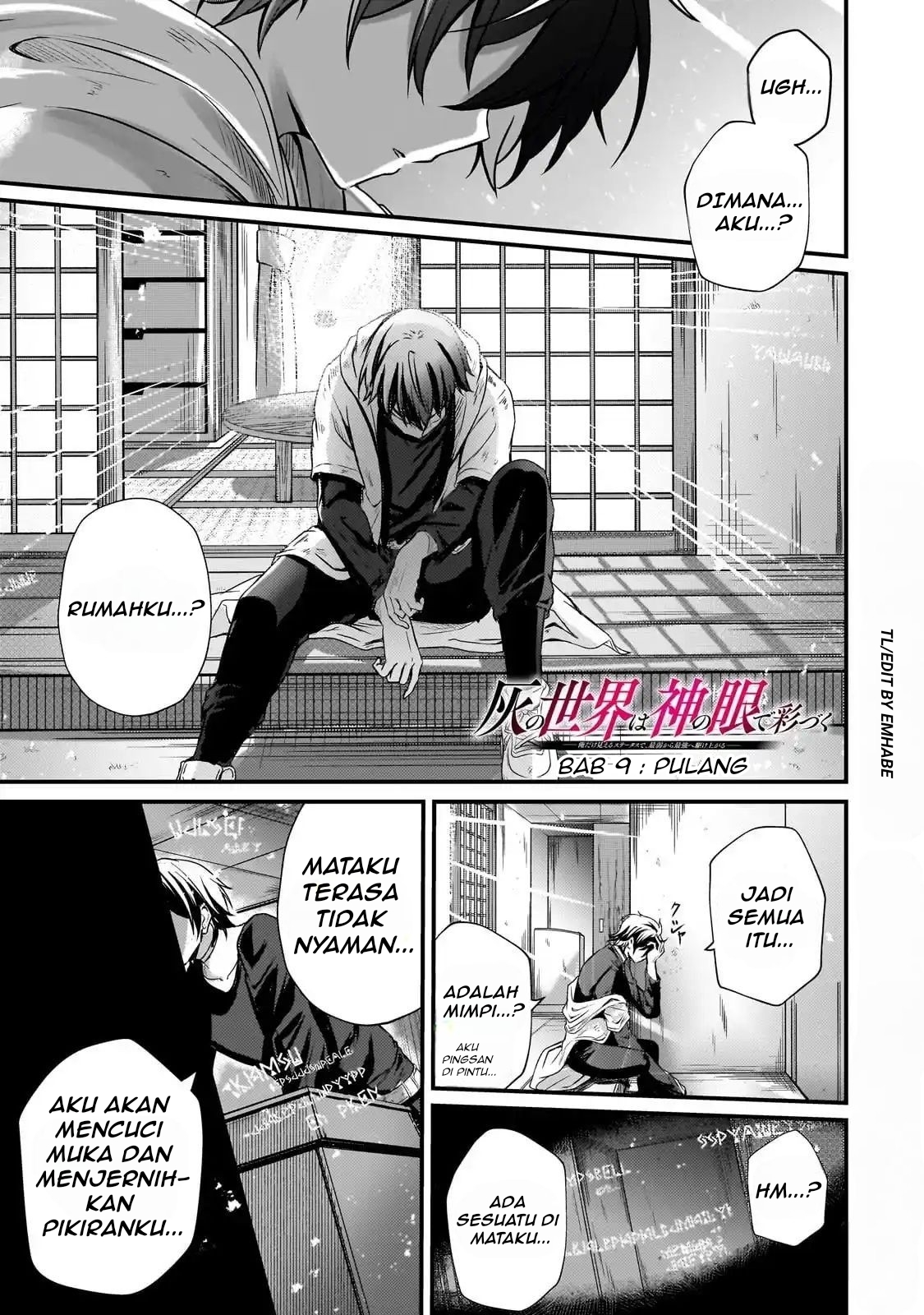 Hai no Sekai wa Kami no Me de Irozuku: Ore dake Mieru Status de, Saijaku kara Saikyou e Kakeagaru Chapter 9 - halaman 2