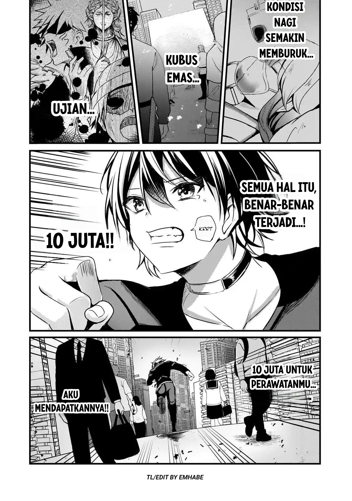 Hai no Sekai wa Kami no Me de Irozuku: Ore dake Mieru Status de, Saijaku kara Saikyou e Kakeagaru Chapter 9 - halaman 7