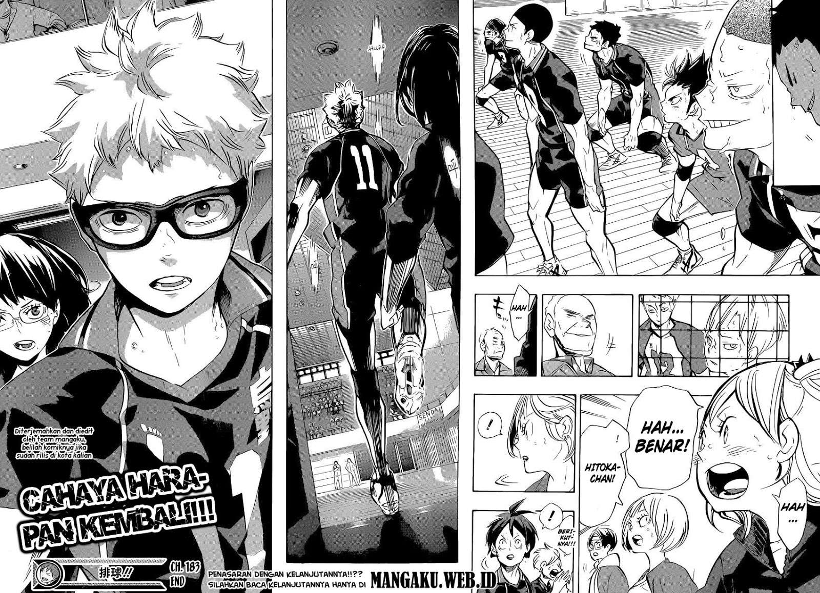 Haikyuu!! Chapter 183 - halaman 17