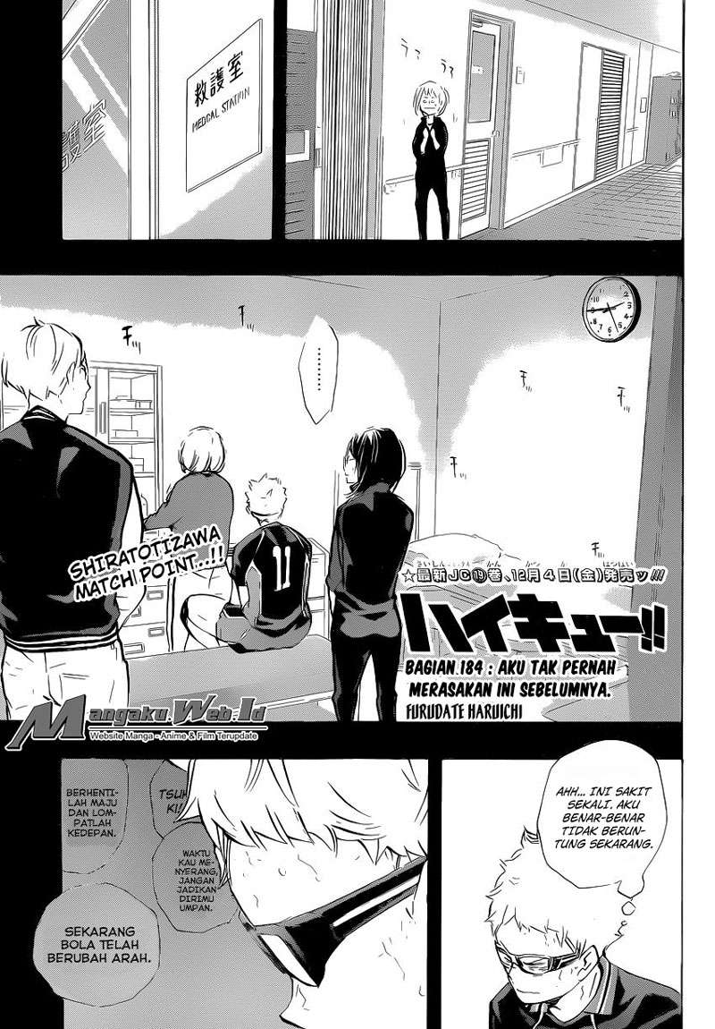 Haikyuu!! Chapter 184 - halaman 2