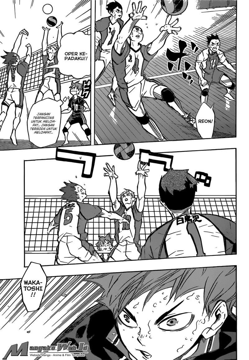 Haikyuu!! Chapter 186 - halaman 10