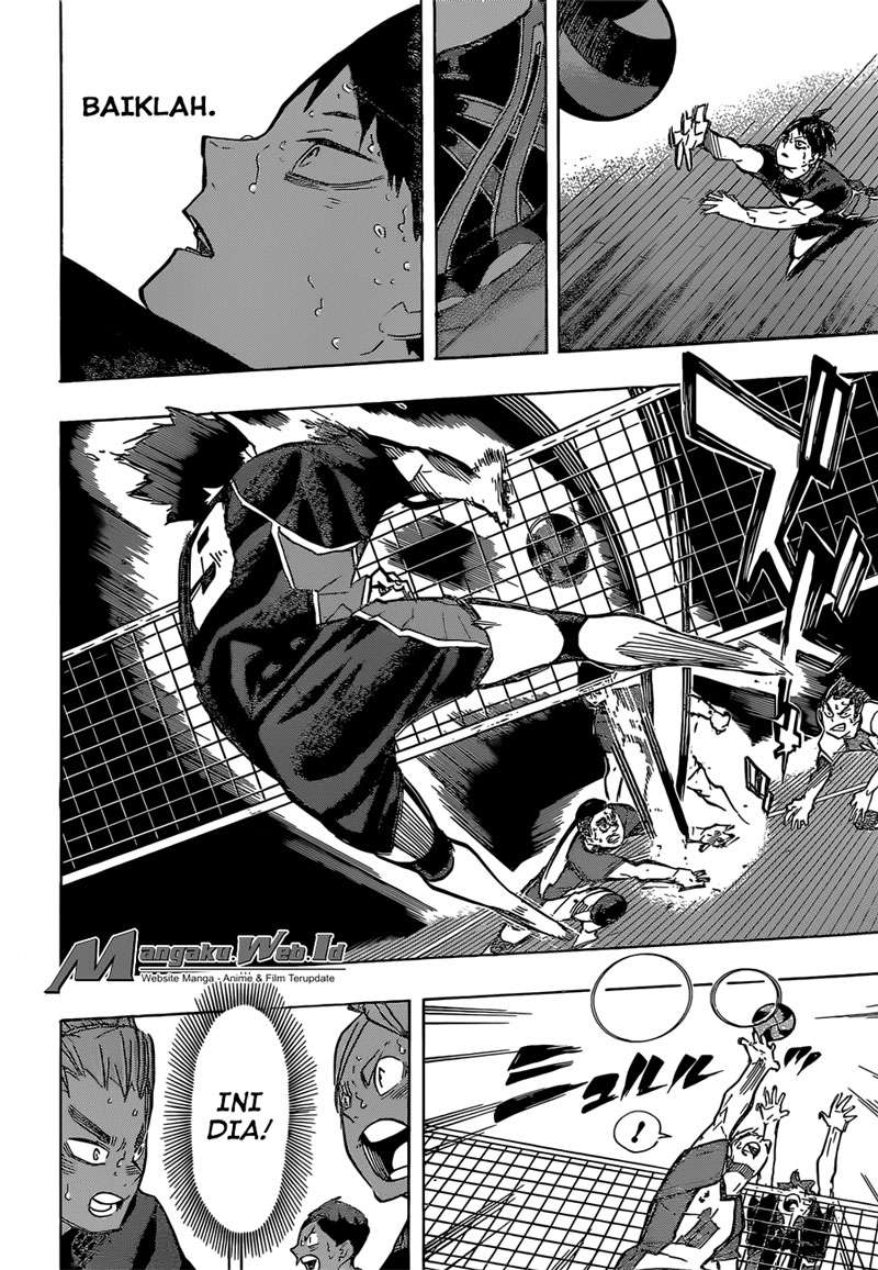 Haikyuu!! Chapter 186 - halaman 16