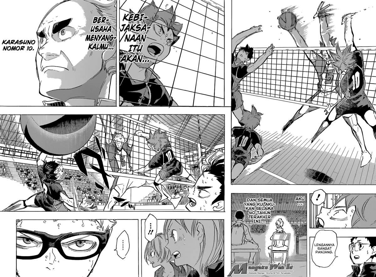 Haikyuu!! Chapter 186 - halaman 18