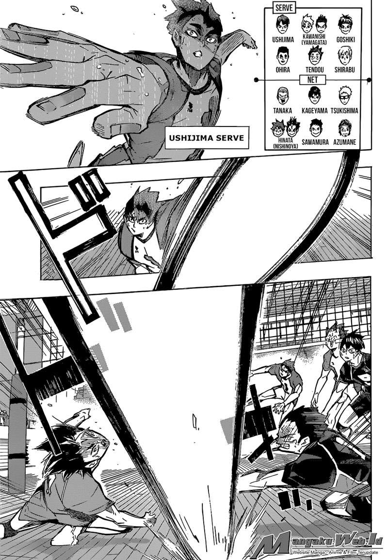 Haikyuu!! Chapter 186 - halaman 6