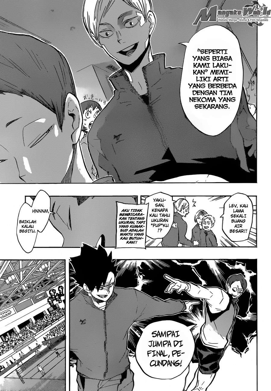 Haikyuu!! Chapter 190 - halaman 17