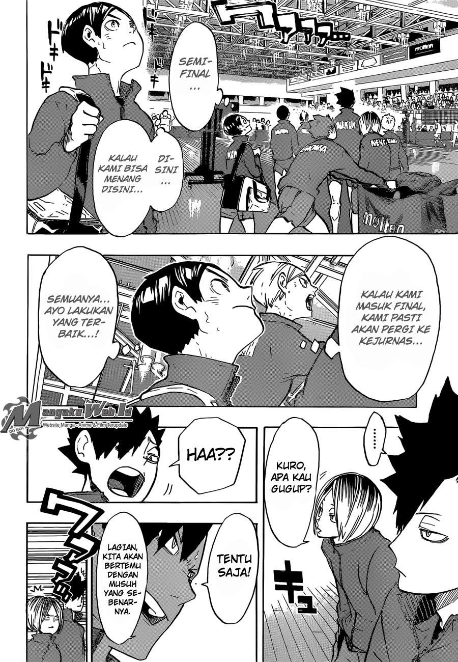 Haikyuu!! Chapter 190 - halaman 18