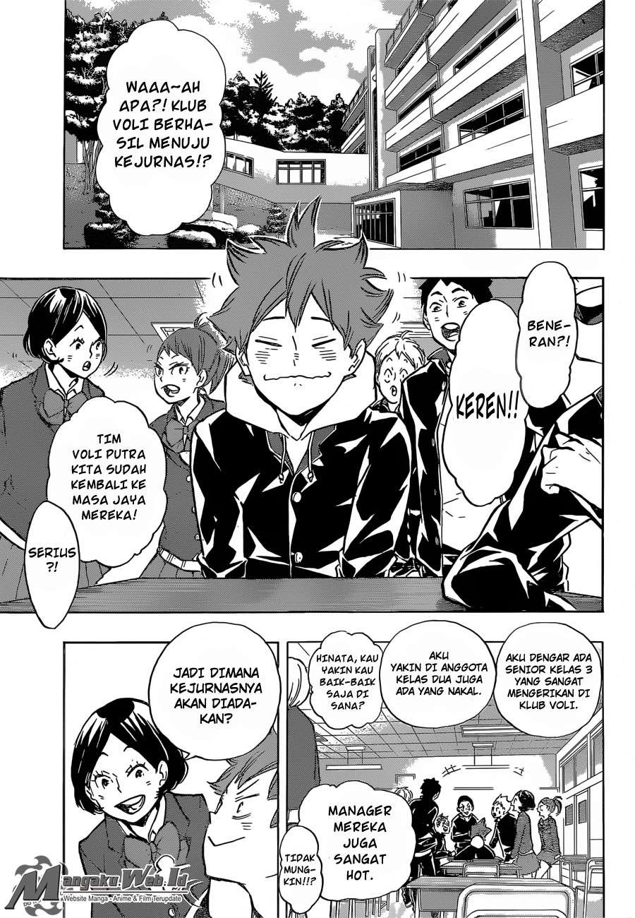 Haikyuu!! Chapter 190 - halaman 9