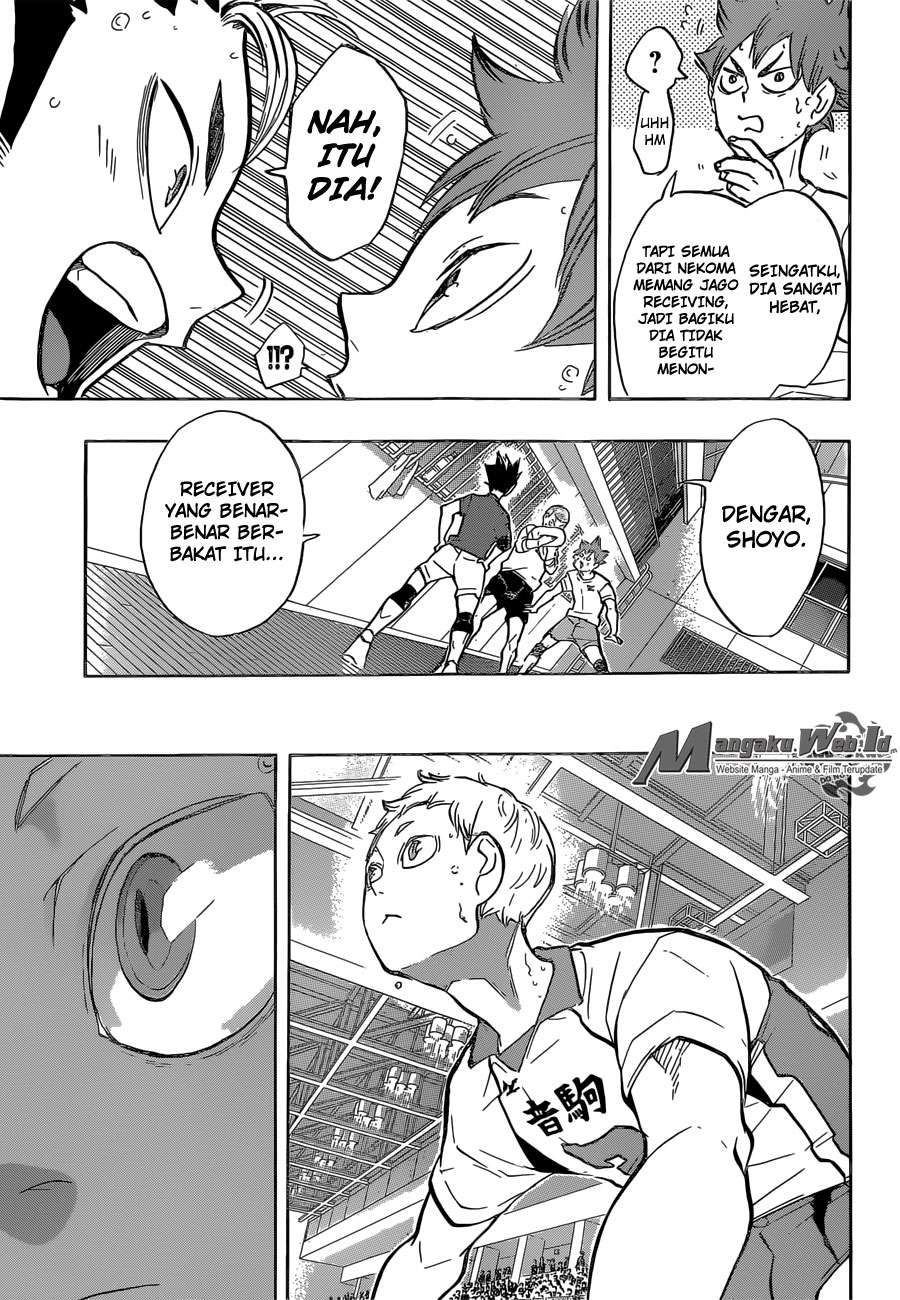 Haikyuu!! Chapter 191 - halaman 16