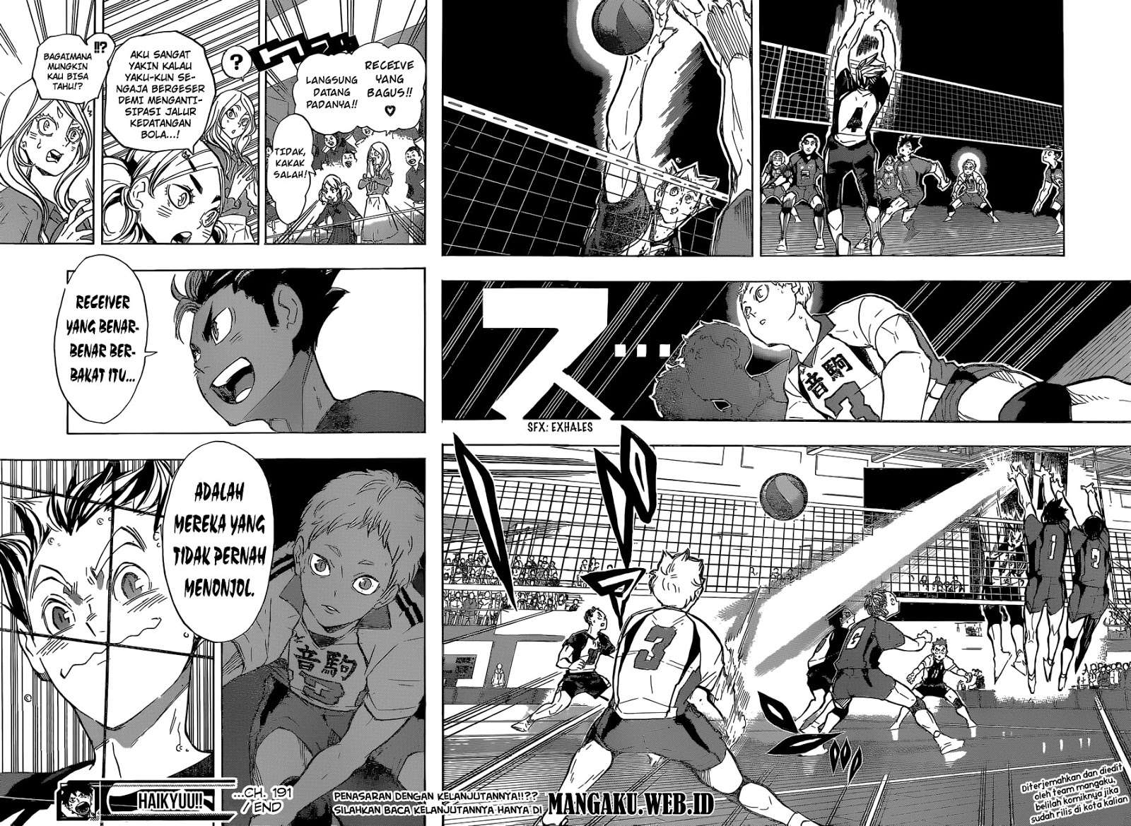 Haikyuu!! Chapter 191 - halaman 17