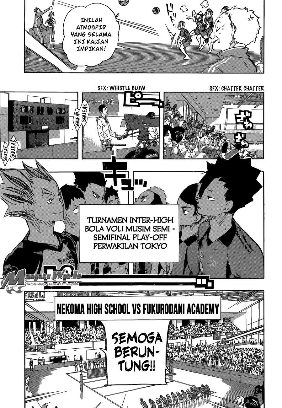 Haikyuu!! Chapter 191 - halaman 6