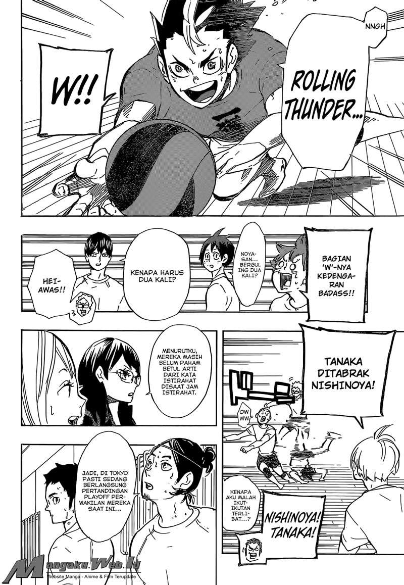 Haikyuu!! Chapter 196 - halaman 17
